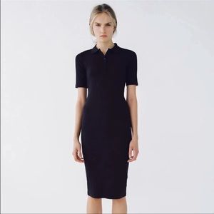 Zara polo neck dress